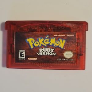 Pokemon Ruby GBA Game Cart